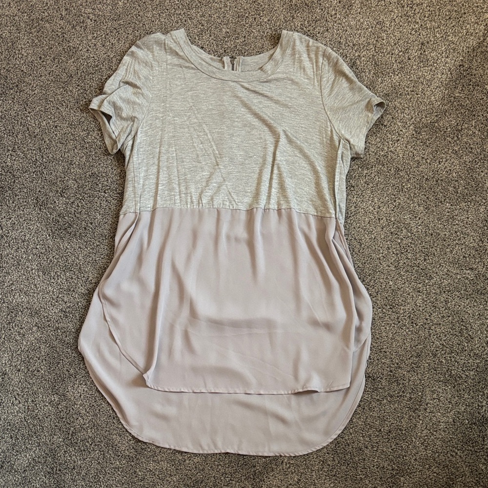 Mossimo Supply Co. Gray Short Sleeve Top